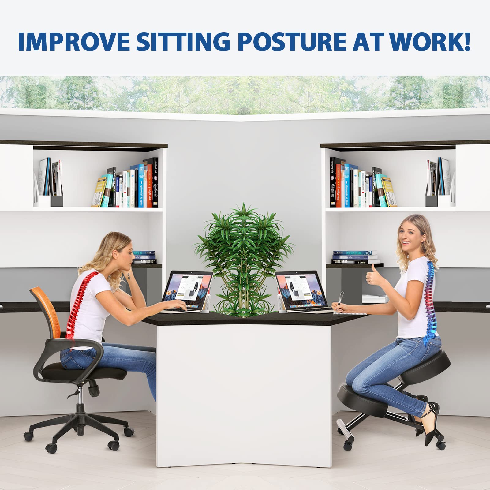 Kneeling Chair Ergonomic for O - огляд і ціна Office Furniture