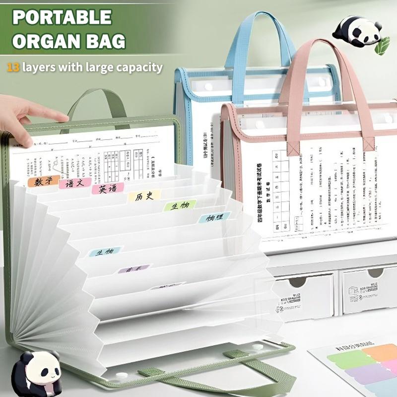 A4 Portable Accordion File Org - огляд і ціна Expandable Accordion File Folder 13 Pockets