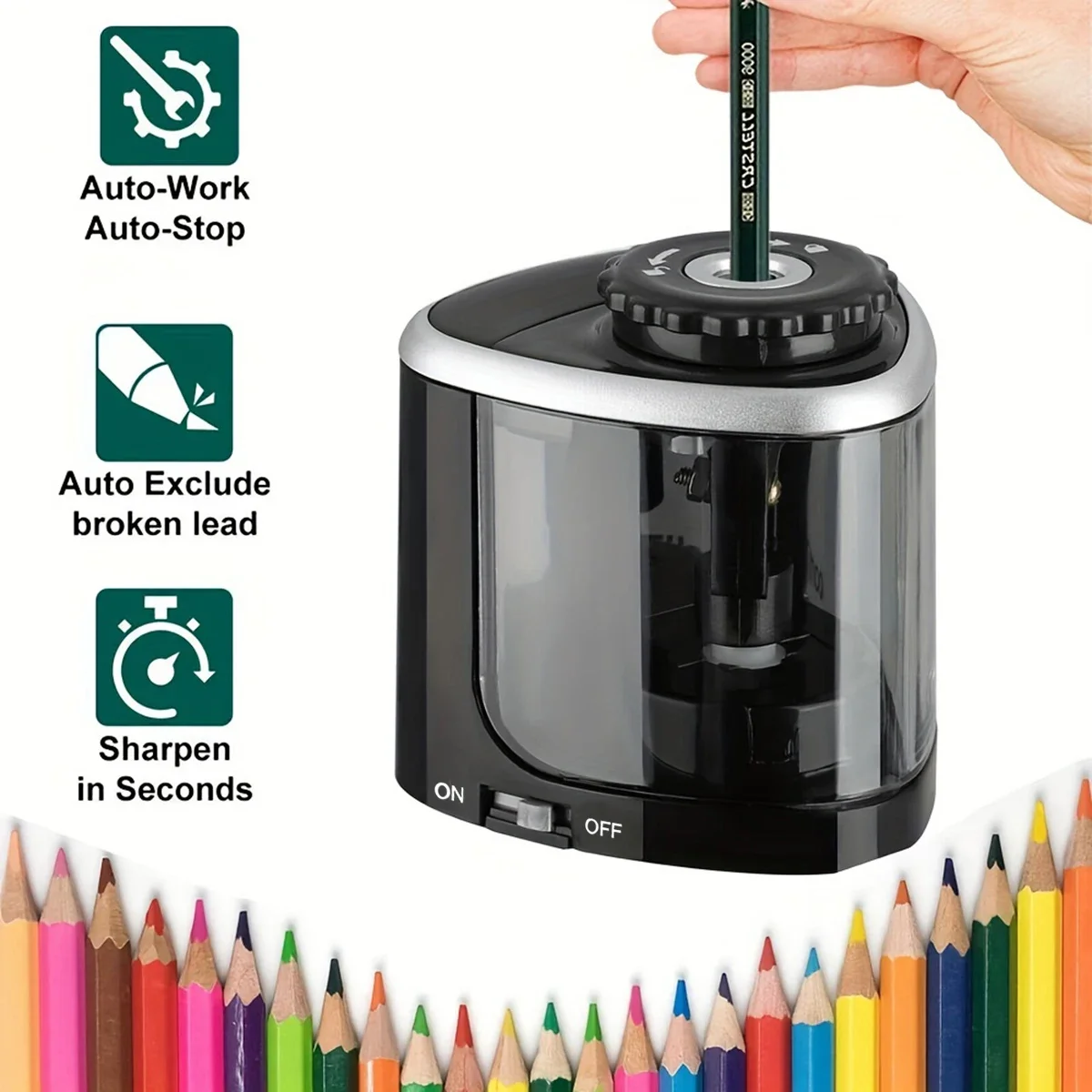 Electric Sharpener Assembly De - огляд і ціна Electric Pencil Sharpener Usb