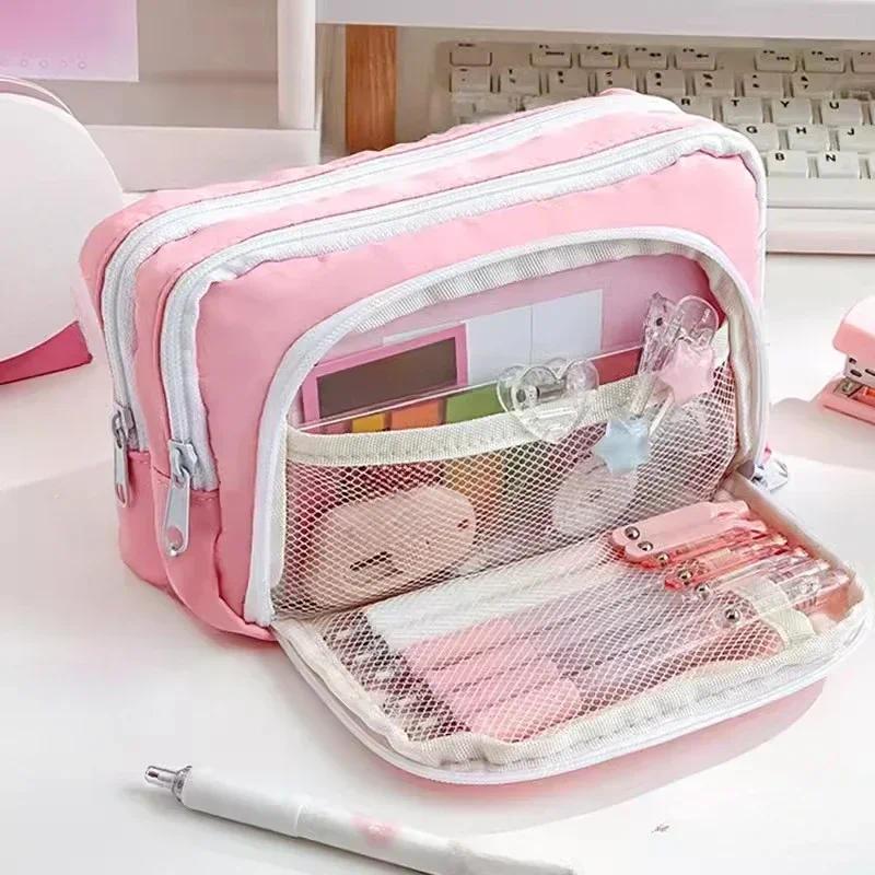 Portable Large Capacity Aesthe - огляд і ціна Aesthetic Large Pencil Case Pouch