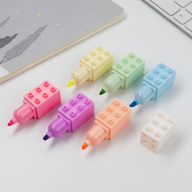 6pcs Pastel Color Body Buildin - огляд і ціна Pastel Highlighter Set Double Ended