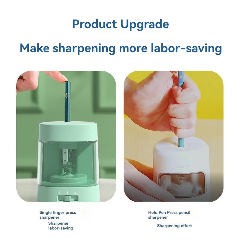 Deli VA3 Green USB battery dua - огляд і ціна Electric Pencil Sharpener Usb