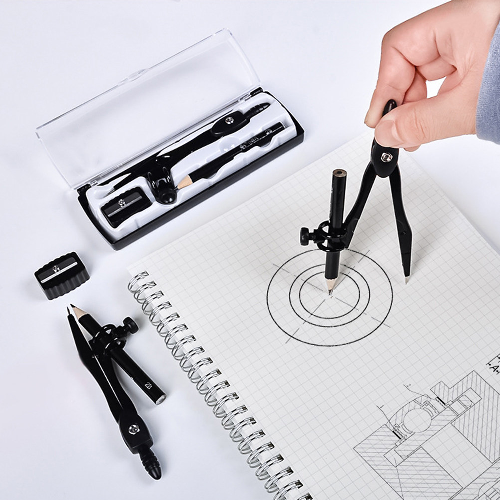 1Set Precision Student Compass - огляд і ціна Math Geometry Set With Compass
