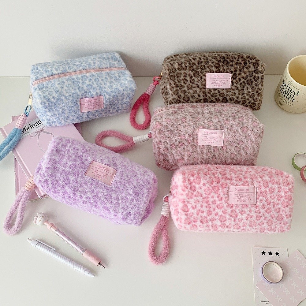 Pen Bag Leopard Stationery Bag - огляд і ціна Aesthetic Large Pencil Case Pouch