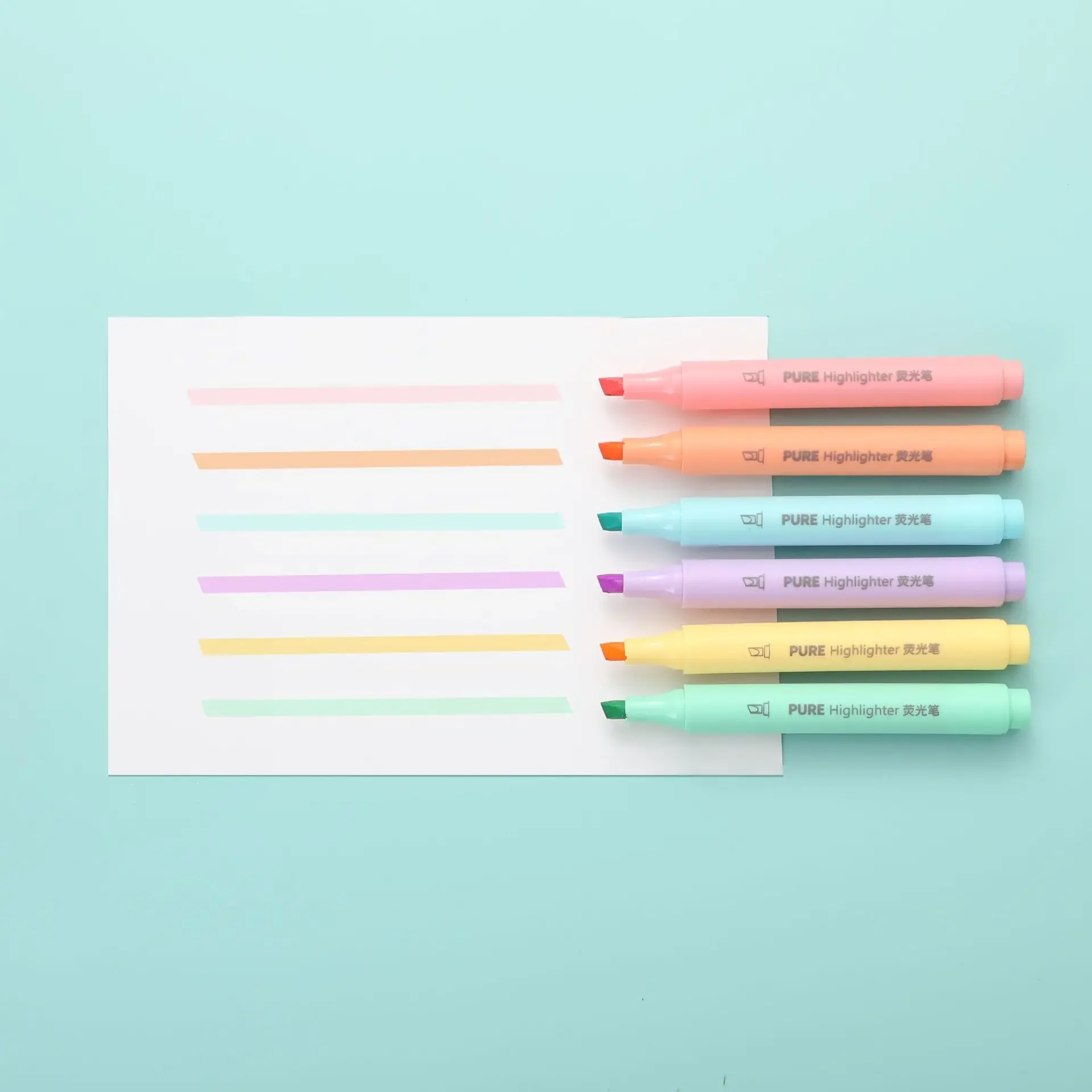 6PCS Pastel Highlighter Pens - - огляд і ціна Pastel Highlighter Set Double Ended