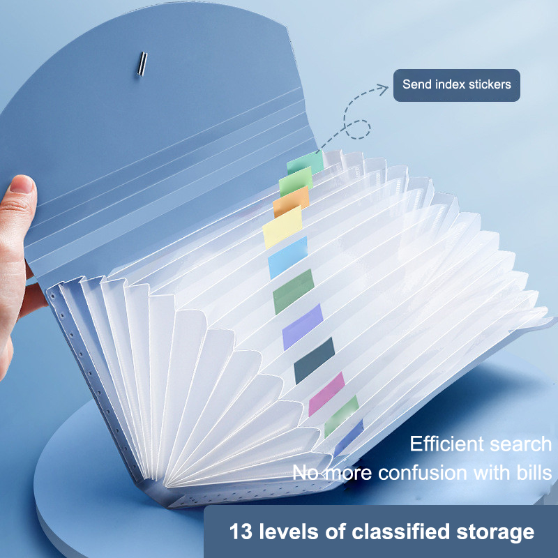 ✰✪13 Pockets Expanding File Fo - огляд і ціна Expandable Accordion File Folder 13 Pockets