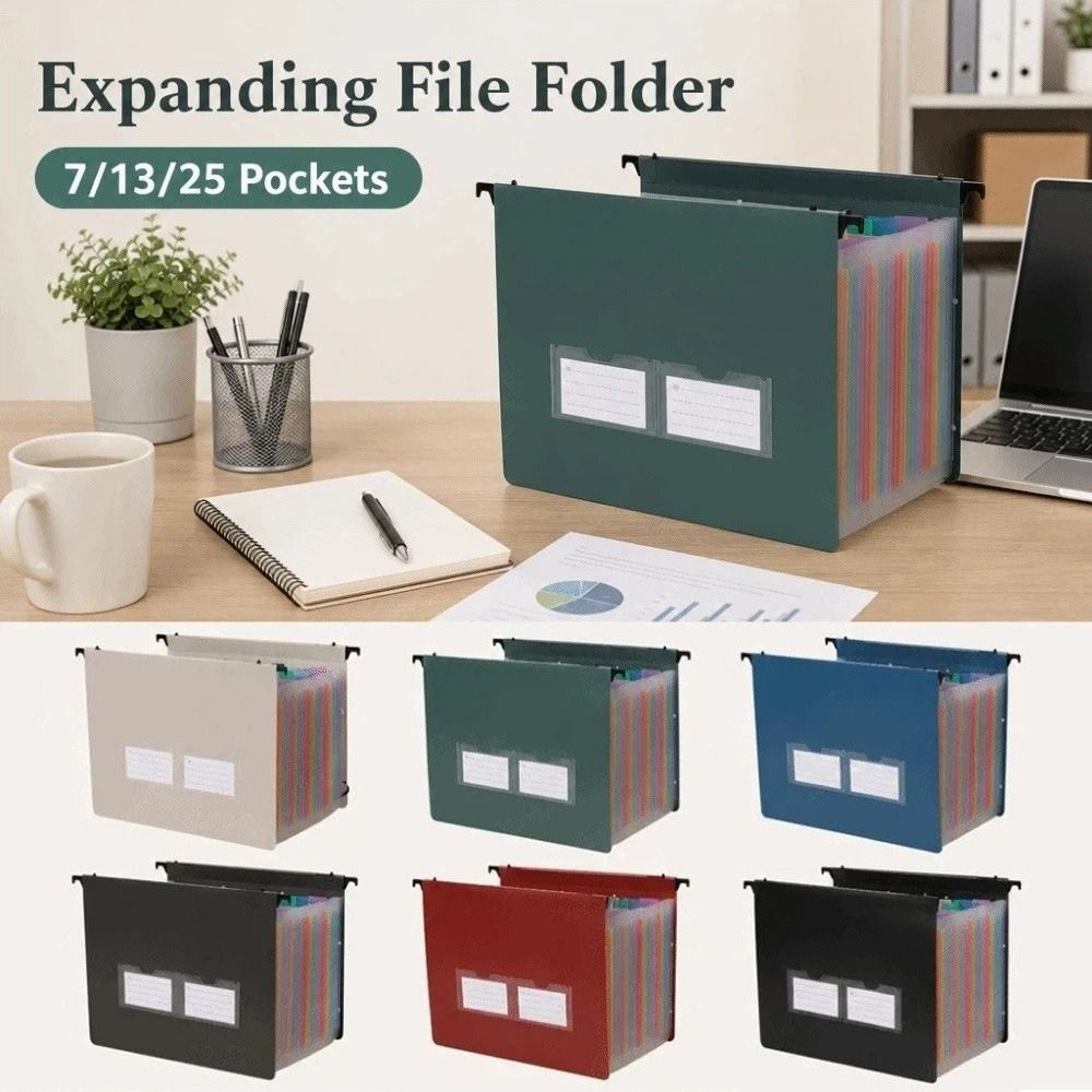 7/13/25 Pockets Expanding File - огляд і ціна Expandable Accordion File Folder 13 Pockets
