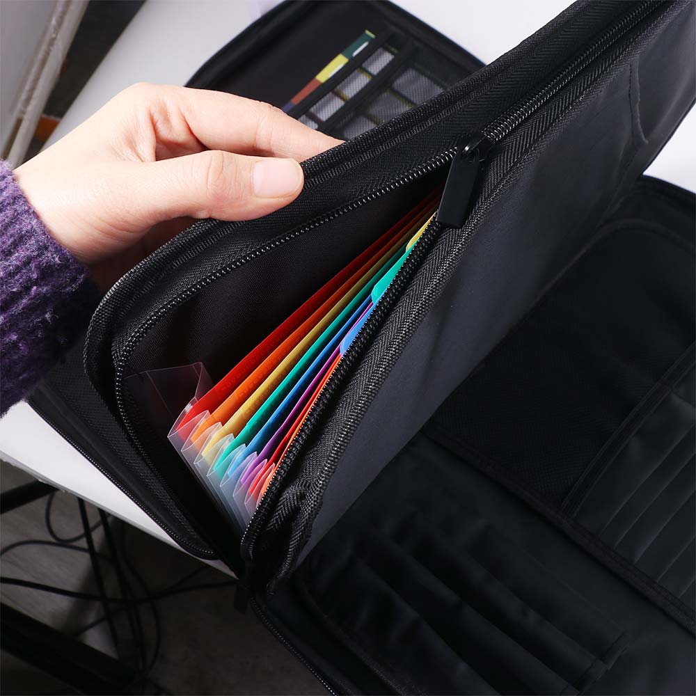 13 Accordion Pocket Fireproof  - огляд і ціна Expandable Accordion File Folder 13 Pockets