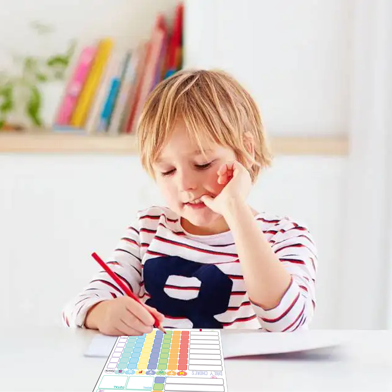 Magnetic Chore Chart Weekly Vi - огляд і ціна Kids Magnetic Reward Chart Board