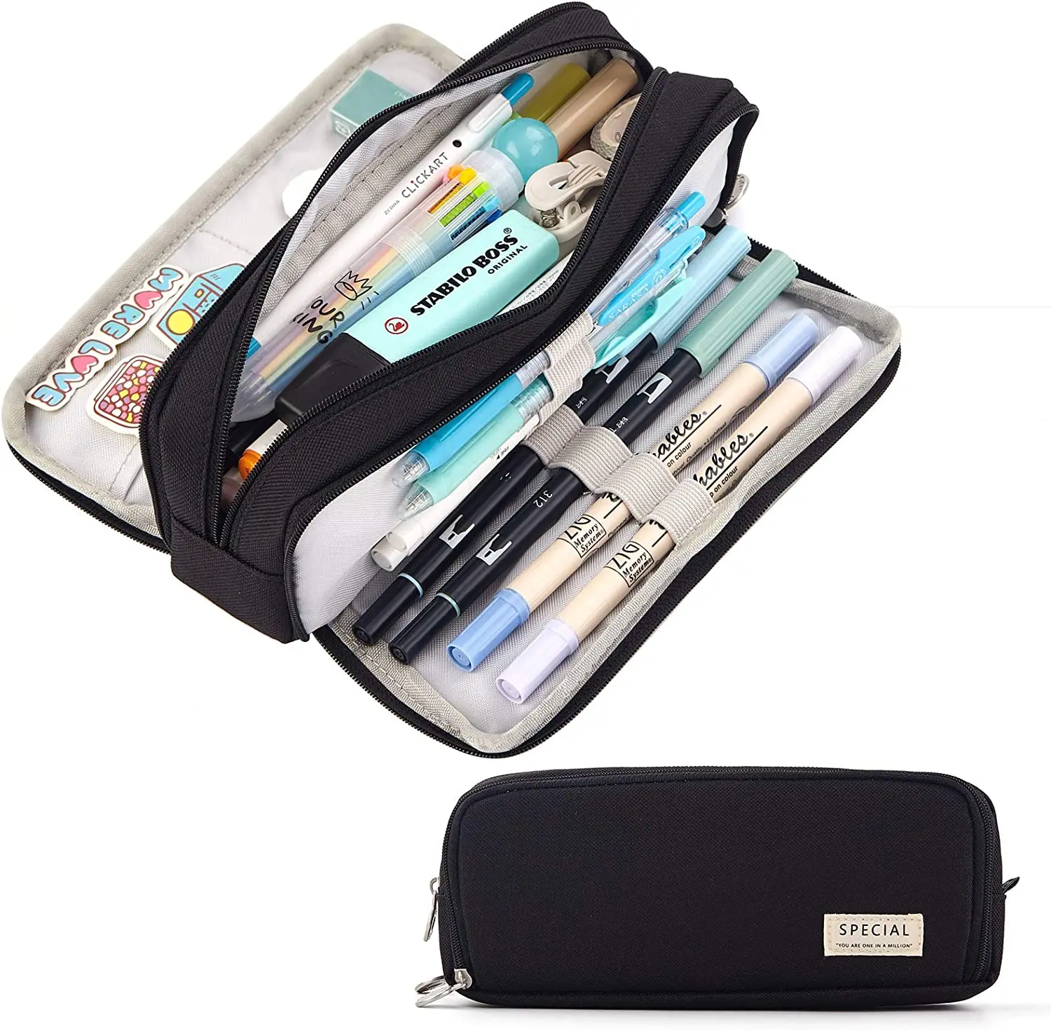Pencil Case Large Capacity Pen - огляд і ціна Aesthetic Large Pencil Case Pouch