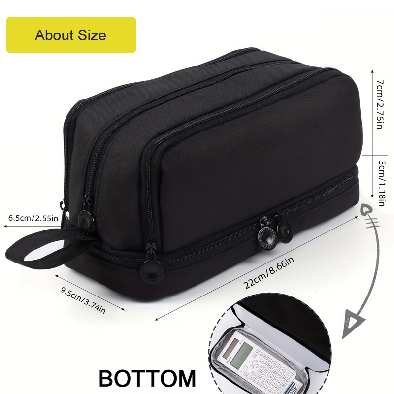 4 Compartments Large Capacity  - огляд і ціна Aesthetic Large Pencil Case Pouch